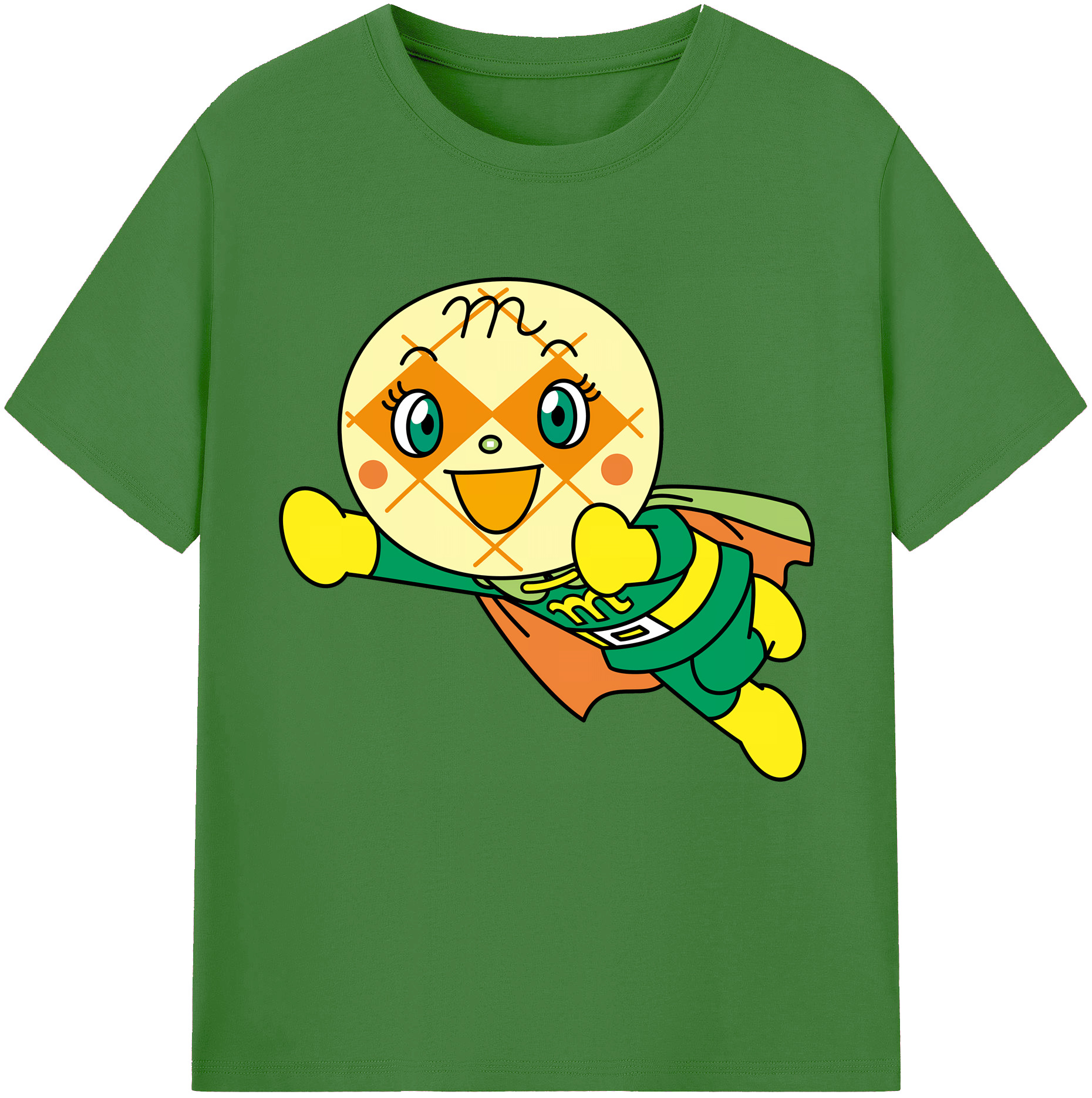 （画像用） アンパンマン Anpanman レディースカジュアルプリントTシャツ（綿100％）